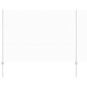 vidaXL Žogs ar stabu Sudraba 1,5 x 25 m Tērauds