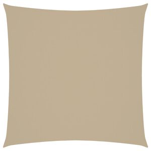 vidaXL saulessargs, 2,5x2,5 m, kvadrāta forma, bē&scaron;s oksforda audums