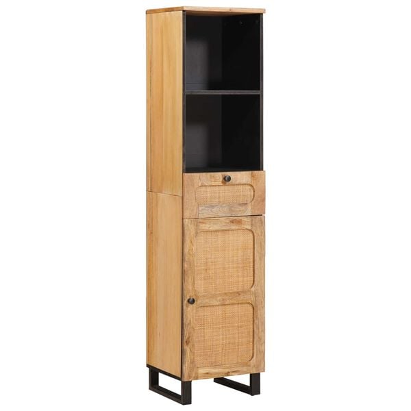 vidaXL Vannas istabu komplekti ar atvilktni Dabiska Cieta mango koksne