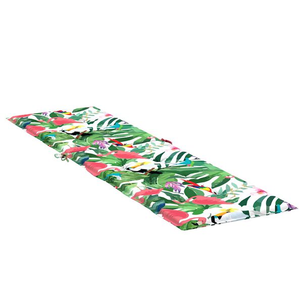 vidaXL sauļošanās krēsla matracis, krāsains audums