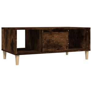 vidaXL kafijas galdiņ&scaron;, ozolkoka, 90x50x36,5 cm, inženierijas koks