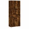 vidaXL augstais skapis, ozolkoka, 69,5x34x180 cm, inženierijas koks