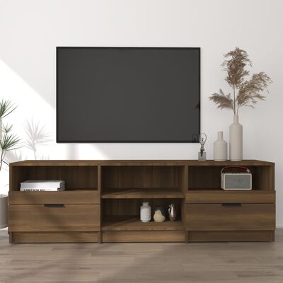 vidaXL TV skapītis, ozolkoka krāsa, 150x33,5x45 cm, inženierijas koks