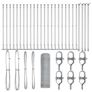 vidaXL Žoga āķis Sudraba