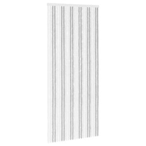 vidaXL Kukaiņu aizkars no &scaron;enila Gai&scaron;i pelēks un balts 100 x 230 cm
