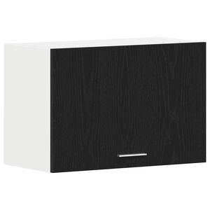 vidaXL Piekarams skapītis Lyon Melns ozolkoks 60 x 31 x 40 cm
