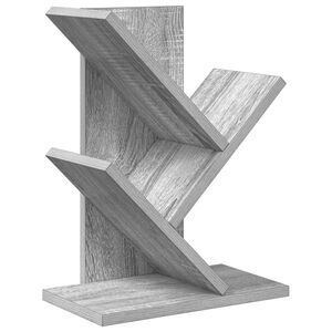 vidaXL Koka grāmatu plaukts 3 līmeņi 30 x 18 x 40 cm Inženierijas koks