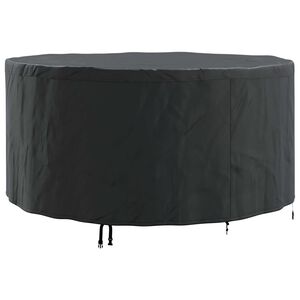 vidaXL Mēbeļu pārklājs 182 x 182 x 85 cm 600D Oksforda audums Apaļ&scaron;