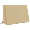 vidaXL Muguras spilvens SOEST 100% poliesters Bē&scaron;a 60 x 20 x 40 cm