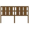 vidaXL gultas galvgalis, medus brūns, 165,5x4x100cm, priedes masīvkoks