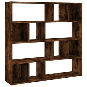 vidaXL grāmatu plaukts, aizslietnis, ozolkoka krāsa, 105x24x102 cm