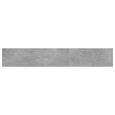 vidaXL plauktu dēļi, 4 gab., betonpelēki, 60x10x1,5 cm, skaidu plāksne
