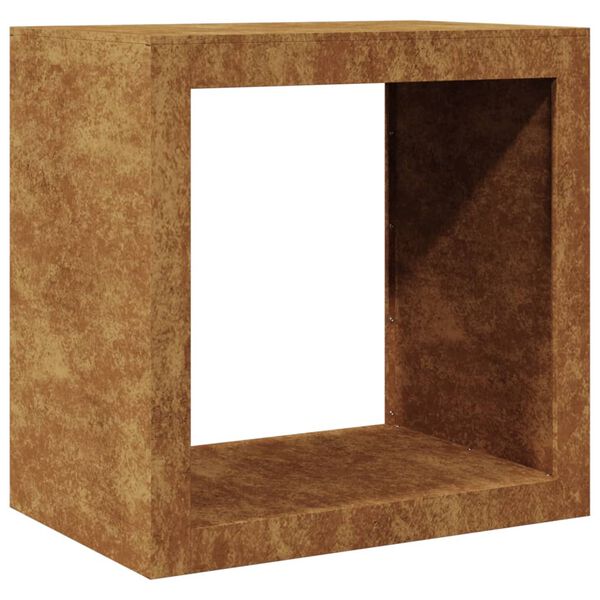 vidaXL Malkas plaukts 60x40x60 cm laikapstākļiem izturīgs tērauds