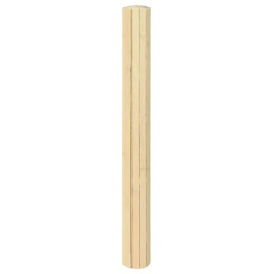 vidaXL paklājs, taisnstūra forma, dabīga krāsa, 70x500 cm, bambuss