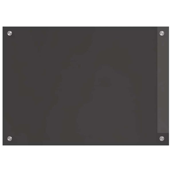 vidaXL Virtuves aizsargpanelis 2 pcs Tum&scaron;i pelēks 70 x 50 cm