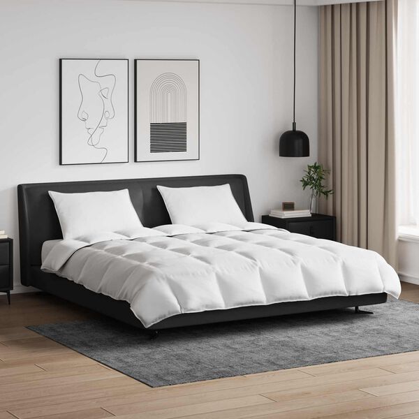 vidaXL Segas komplekts ar spilvenu 3 pcs Balts Dūnu spalva