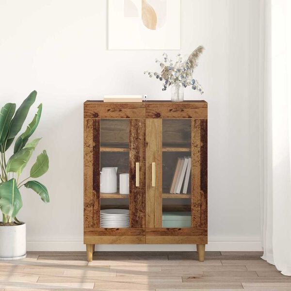 vidaXL Puse Vecs koks 69,5 x 34 x 90 cm Inženierijas koks