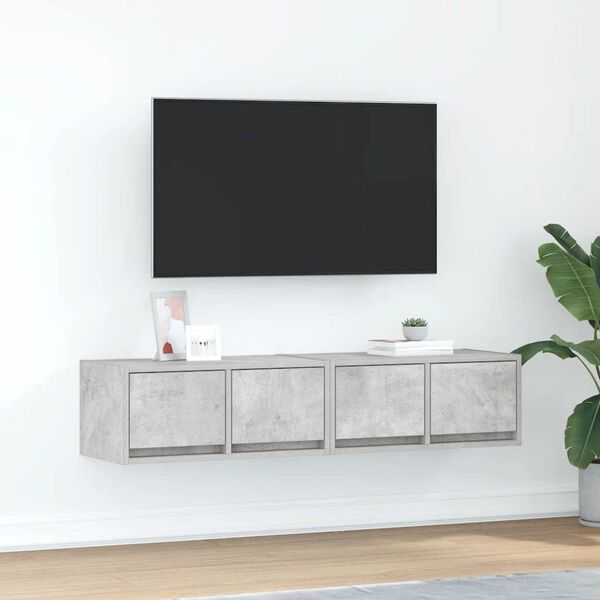vidaXL TV skapī&scaron;i, 2 gab., 60x31x25,5 cm, inženierijas koks