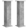 vidaXL Augu statīvs 2 pcs Betona pelēks 30,5 x 30 x 100,5 cm