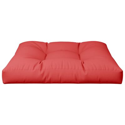 vidaXL palešu dīvāna spilvens, 70x70x12 cm, audums, sarkans