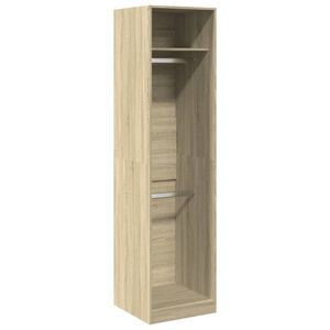 vidaXL skapis, 50x50x200 cm, ozolkoka krāsā, inženierijas koks