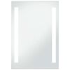 vidaXL vannasistabas sienas spogulis ar LED apgaismojumu, 60x80 cm