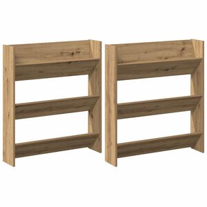 vidaXL Apavu skapis 2 gab. 85 x 18 x 90 cm Inženierijas koks