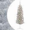 vidaXL Mākslīgā slaida Ziemassvētku egle ar bumbiņām 150 cm 150 LED