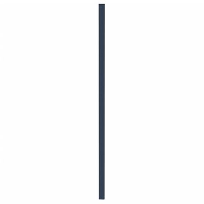 vidaXL žoga stabi, 10 gab., pelēki, 150 cm, cinkots tērauds