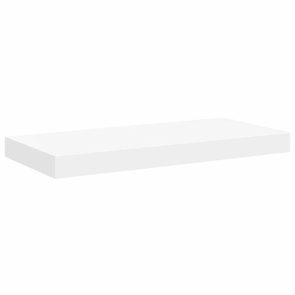 vidaXL sienas plaukts, balts, 50x23x3,8 cm, MDF