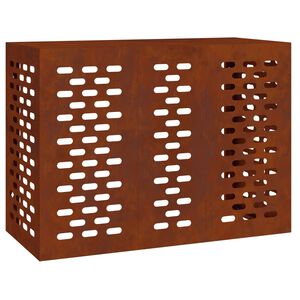 vidaXL Gaisa kondicioniera pārsegs Rūsa 110 x 50 x 80 cm