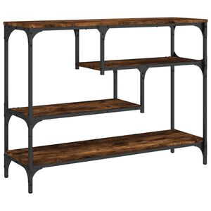 vidaXL konsoles galdiņ&scaron;, ozolkoka, 100x30x75 cm, inženierijas koks
