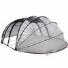 vidaXL Baseina telts kupola Caurspīdīgs 640 x 432 x 205 cm PVC