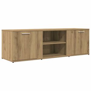 vidaXL TV skapītis ozolkoka amatnieks 120x34x37 cm inženierijas koks