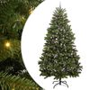 vidaXL Mākslīgā Ziemassvētku eglīte 270 cm 300 LED Silti balts Zaļa