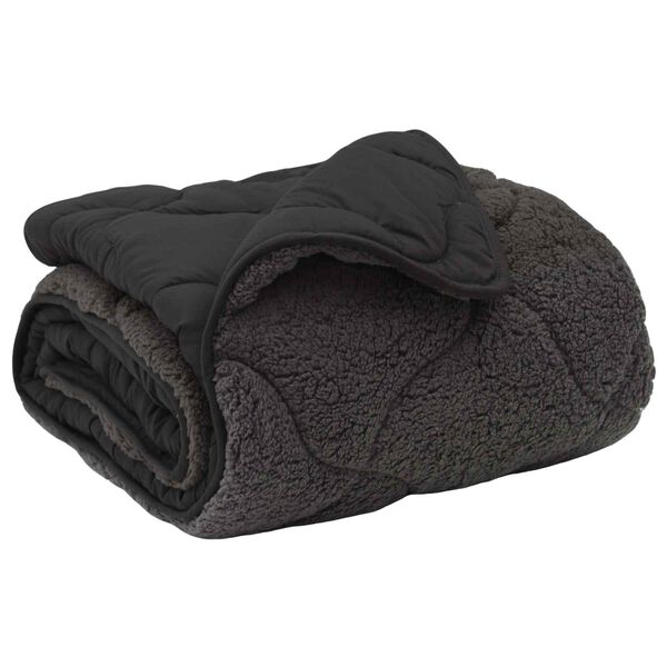 vidaXL Pilnas gada sega Tiltiņ&scaron; Antracīts 155 x 220 cm