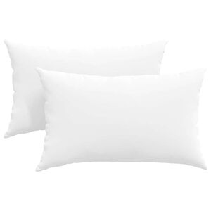 vidaXL Dīvāna spilveni 2 gab. audums Balts 50 x 30 cm