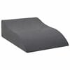 vidaXL Kājas spilvens Pelēka 68 x 40 x 18 cm PU putas