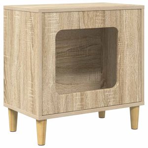 vidaXL Kaķu māja Sonoma 51 x 30 x 52 cm Inženierijas koks