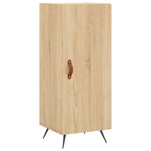 vidaXL kumode, ozolkoka krāsa, 34,5x34x90 cm, inženierijas koks