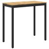 vidaXL Dārza bāra galds Balta un melna 108,5 x 55 x 105 cm