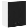 vidaXL Piekarams skapītis Lyon 2 pcs Melns ozolkoks 50 x 31 x 60 cm