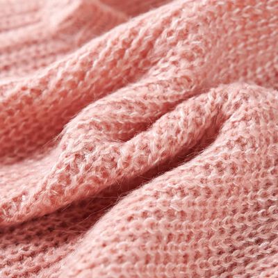 Bērnu džemperis, adīts, gaiši rozā, 92