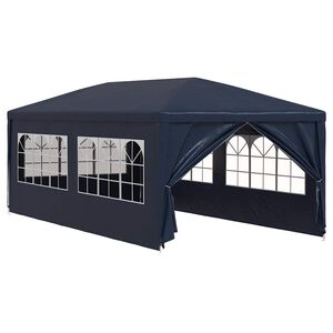 vidaXL svinību telts, 3x6 m, zila