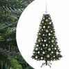 vidaXL Mākslīgā Ziemassvētku eglīte ar rotājumiem 120 cm 150 LED
