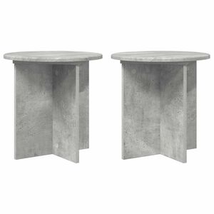 vidaXL Augu statīvs 2 pcs Betona pelēks 40 x 40 x 40 cm
