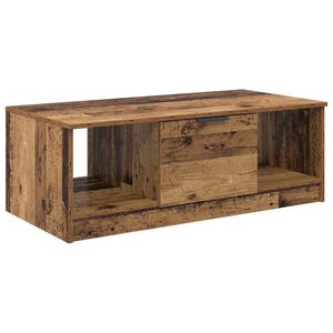 vidaXL Kafijas galdiņ&scaron; Vecs koks 102 x 50 x 36cm Inženierijas koks