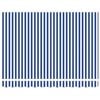 vidaXL Izvelkams jumtiņ&scaron; Zila un balta 300 x 200 cm