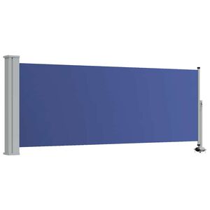 vidaXL izvelkama sānu markīze, 100x300 cm, zila