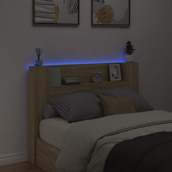 vidaXL Galvgalis Sonoma ozols 140 x 16,5 x 103,5 cm Inženierijas koks